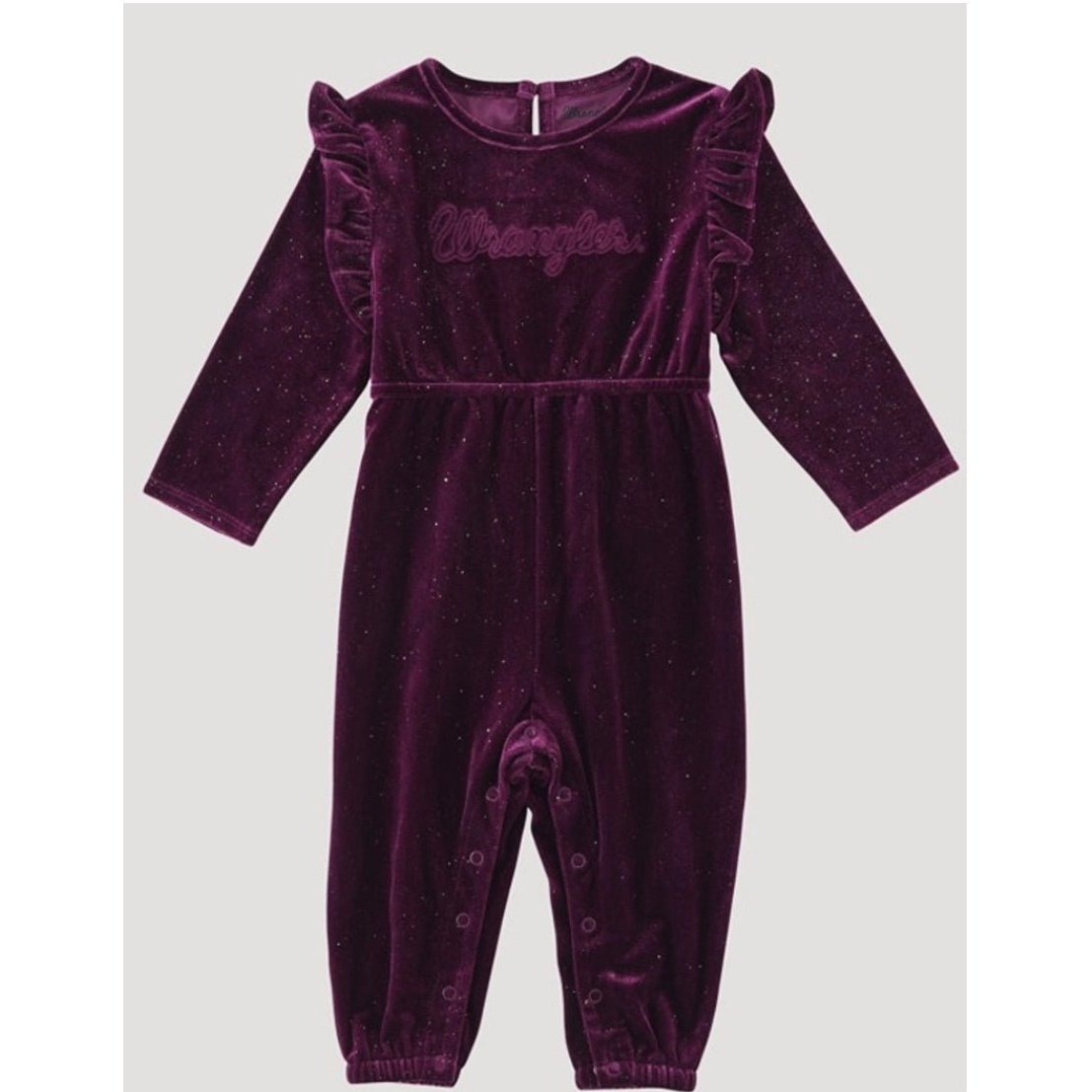 Wrangler Girl’s Infant Dark Purple Bodysuit 112338571 - Wrangler