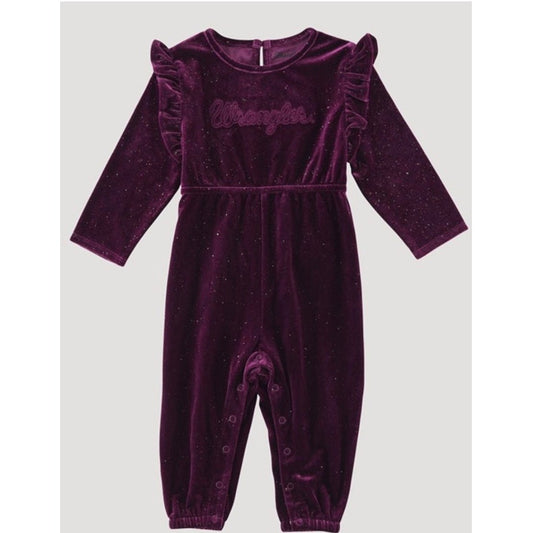 Wrangler Girl’s Infant Dark Purple Bodysuit 112338571