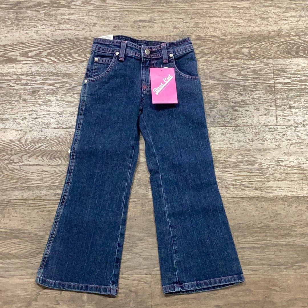 Wrangler Girl’s 20X Jeans Bootcut Rainbow Stitch WJ66XRS - Wrangler