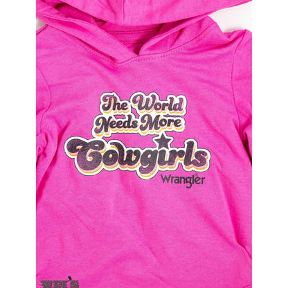 Wrangler Girl’s Onesie Long Sleeve Hooded Ears 112335368 - Wrangler