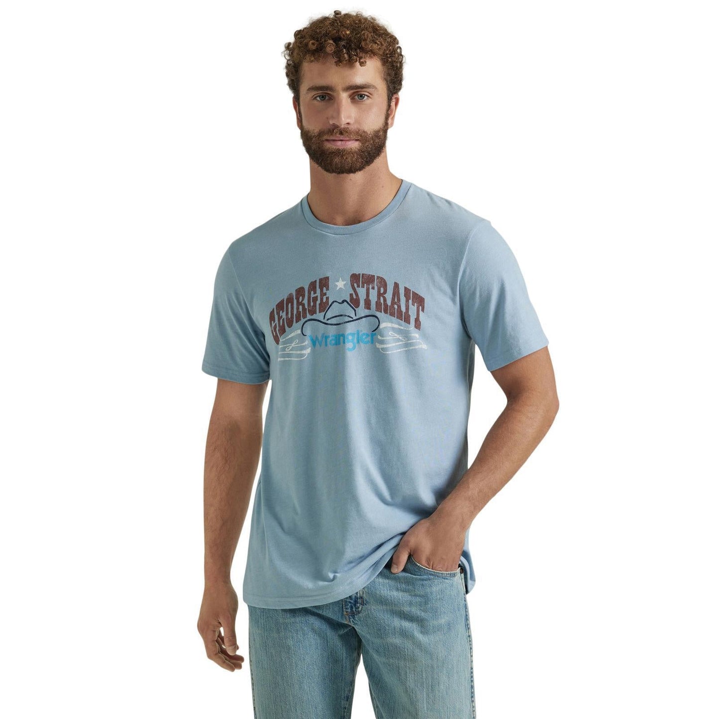 Wrangler Men's George Straight Short Sleeve T-Shirt 112347221 - Wrangler