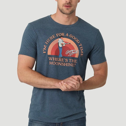 Wrangler Men’s George Strait “Where’s The Moonshine” T-Shirt 112328820 - Wrangler