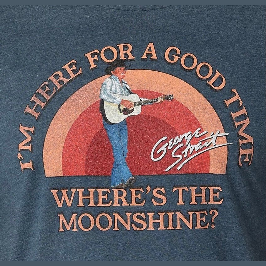 Wrangler Men’s George Strait “Where’s The Moonshine” T-Shirt 112328820 - Wrangler