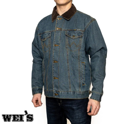 Wrangler Men's Jean Jacket Blanket Lined 74265RT - Wrangler