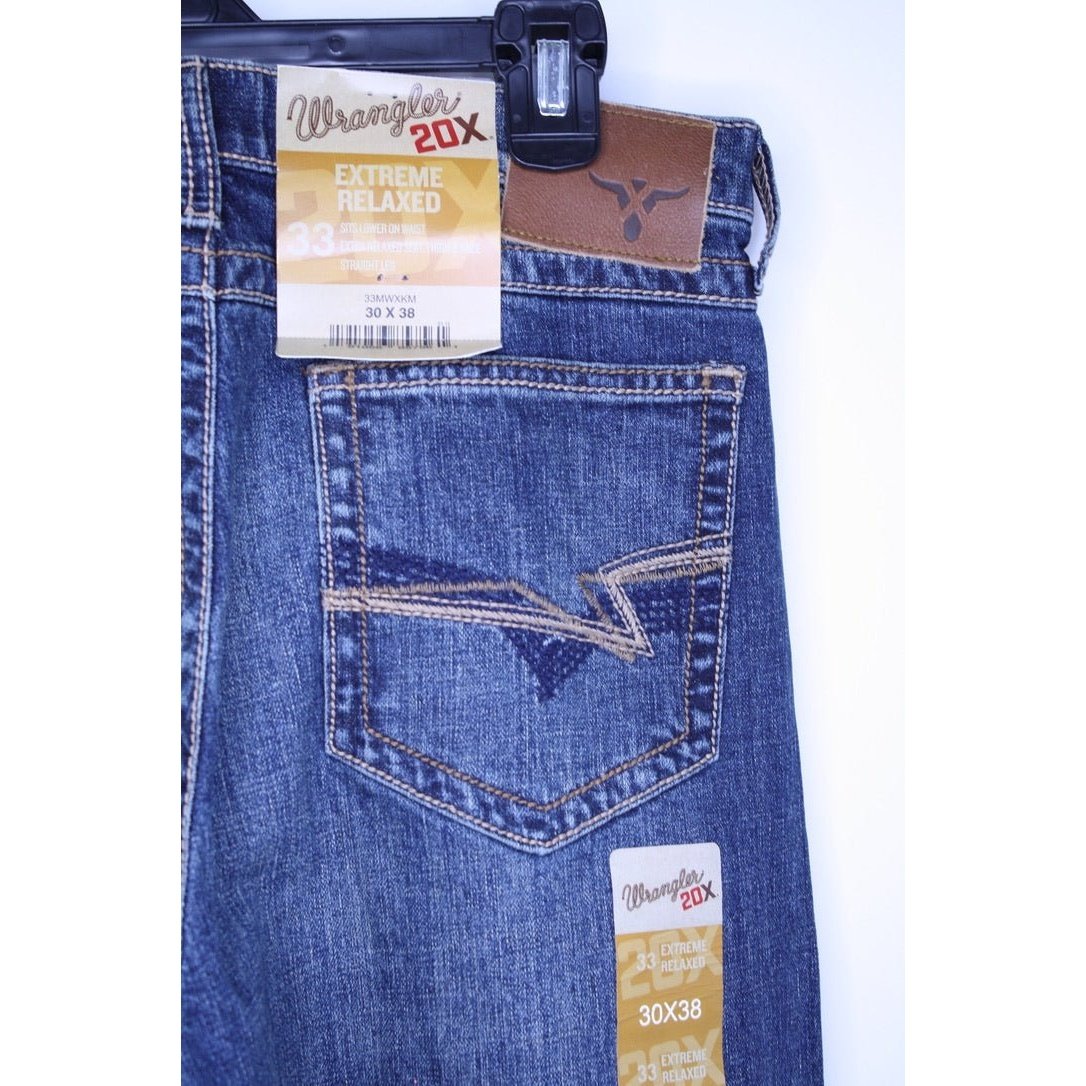 Wrangler Men's Jeans 20X Kingman Extreme Relaxed Straight Leg