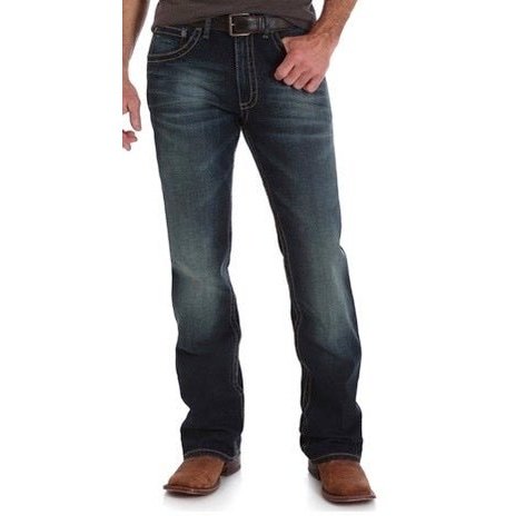 Wrangler Mens 20X Vintage Boot Slim Fit Stretch 42MWXWH Jeans - Wrangler