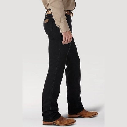Wrangler Men's Jeans Cowboy Cut Slim Fit Stretch 0938BLK Black - Wrangler