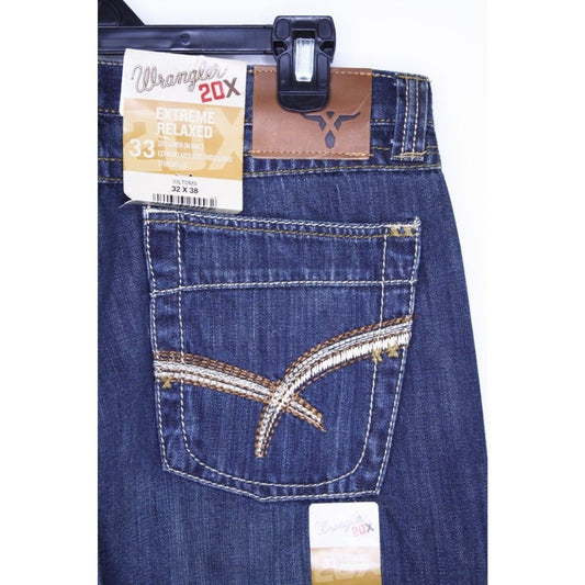 Wrangler Men's Jeans Extreme Relaxed Low Rise 33LTDMS - Wrangler