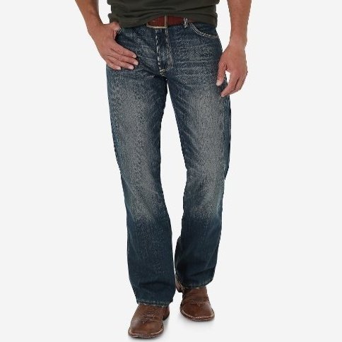 Wrangler Men's Jeans Retro Slim Boot Cut 77MWZBB Banjo Blue - Wrangler