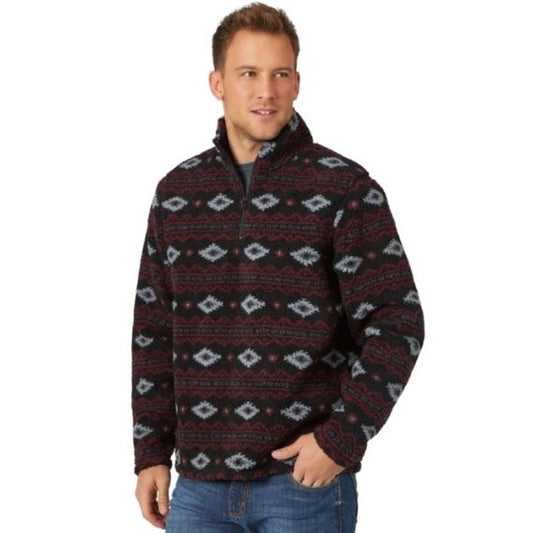 Wrangler Men's Pullover Sherpa MZ3104R