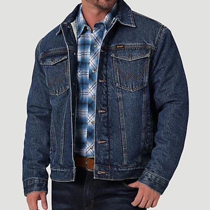 Wrangler Men's Retro Sherpa Lined Denim Jacket – Wei's Western Wear