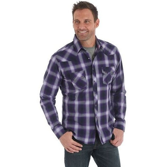 Wrangler Men’s Retro Snap Long Sleeve Shirts MVR334M - Clearance