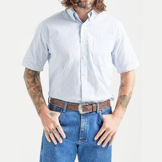 Wrangler Men's Shirt Casual George Straight Short Sleeve 112324872 - Wrangler