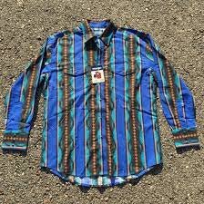 Wrangler Men’s Checotah Snap Aztec Shirt - Wrangler