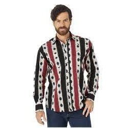 Wrangler Men’s Shirt Checotah Long Sleeve Snaps MC1289M