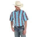 Wrangler Men's Shirt Checotah Short Sleeve Snaps