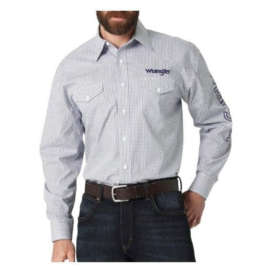Wrangler Men's Shirt Classic Fit Long Sleeve 112312134 - Wrangler