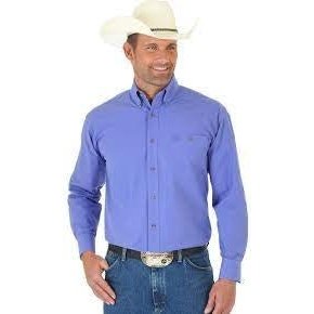 Wrangler Men's Shirt George Strait Men’s Long Sleeve Button Down MGS275P