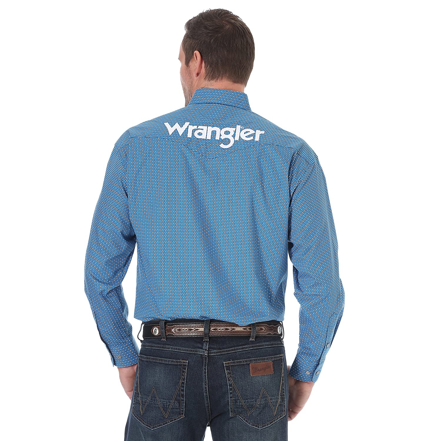 Wrangler Men’s Shirt Logo Long Sleeve MP2234M - Clearance