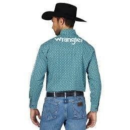 Wrangler Men’s Shirt Long Sleeve Logo MP2349M - Clearance