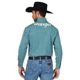 Wrangler Men’s Shirt Long Sleeve Logo MP2349M - Wrangler