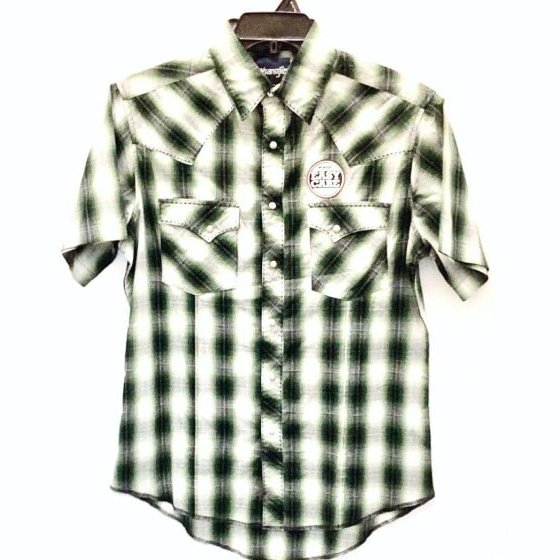 Wrangler Men’s Shirt Short Sleeve Snaps MVG190M