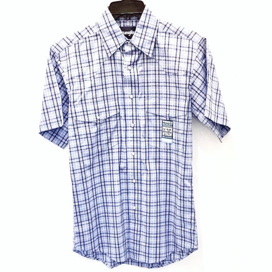 Wrangler Men’s Shirt Short Sleeve Western Snaps MWR288B - Wrangler