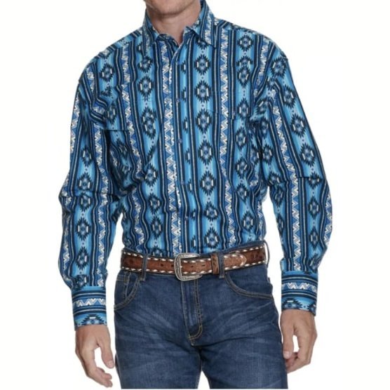 Wrangler Men’s Shirt Western Checotah Long Sleeve Snaps 112318600