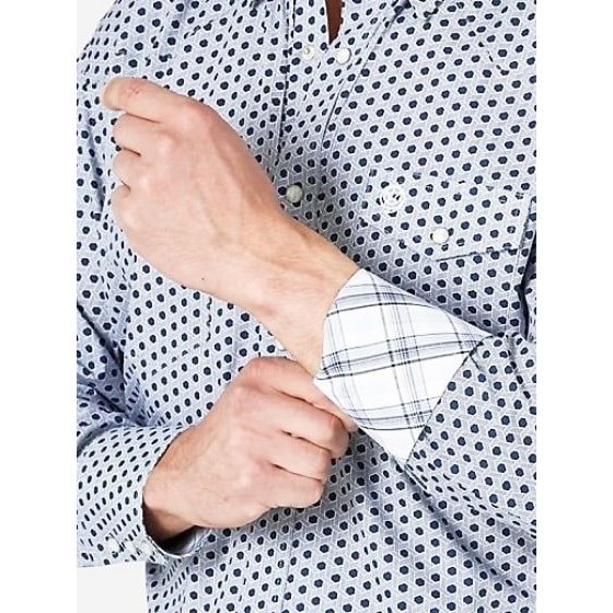 Wrangler Men’s Shirt George Strait Long Sleeve Snaps 10MGSN956 - Wrangler