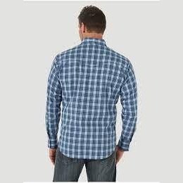 Wrangler Men’s Shirt Western Long Sleeve Snaps MWR413 - Clearance