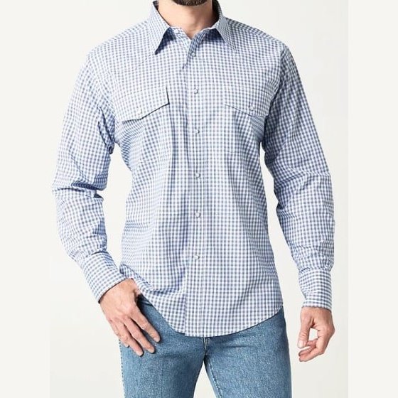 Wrangler Men’s Shirt Wrinkle Resist Long Sleeve Western 11231886 - Wrangler