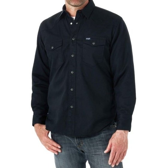 Wrangler Men's Work Jac-Shirt Flannel Snaps MS7209X - Wrangler