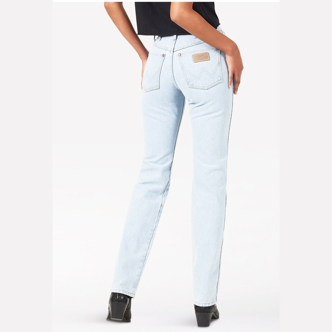 Wrangler Women’s Jeans Cowboy Cut Non-Stretch Light Wash 1014MWZGH - Wrangler