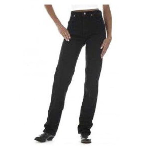 Wrangler Women's Jeans Cowboy Cut Slim Fit Black 14MWZWK