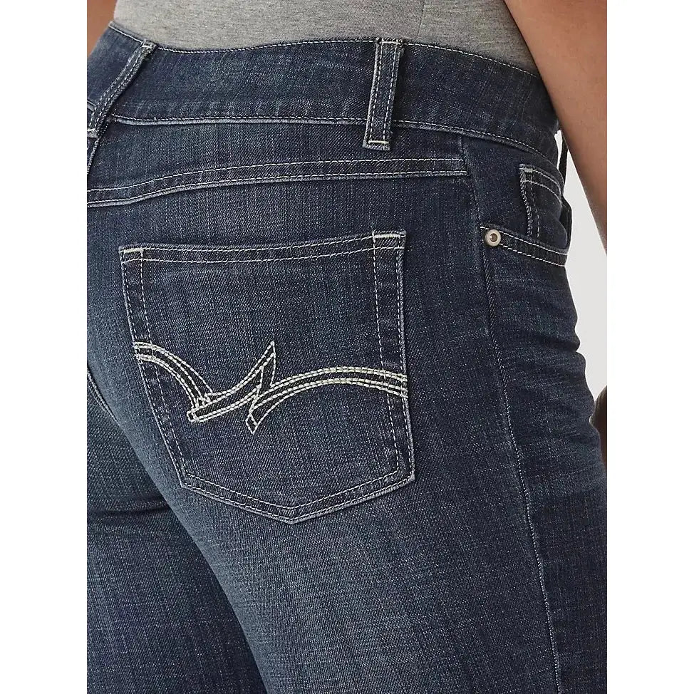 Wrangler Women’s Jeans Essential Mid-Rise Bootcut Jean 09MWZDO - Wrangler