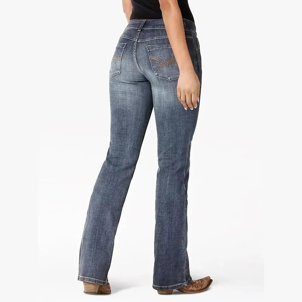 Wrangler Women's Jeans Essential Mid Rise Bootcut Jean – Wei's