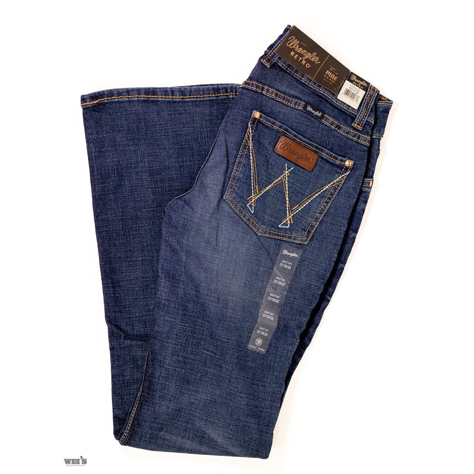 Wrangler Premium Patch bootcut jeans good for women