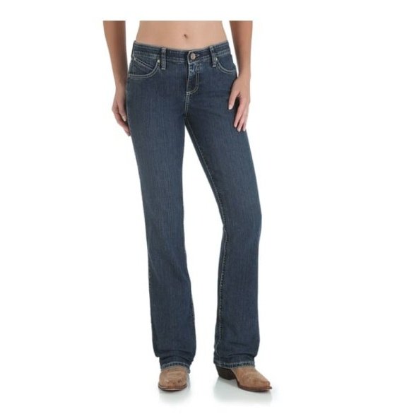 Wrangler Women's Jeans QBaby Stretch Medium Wash WRQ25WI - Wrangler
