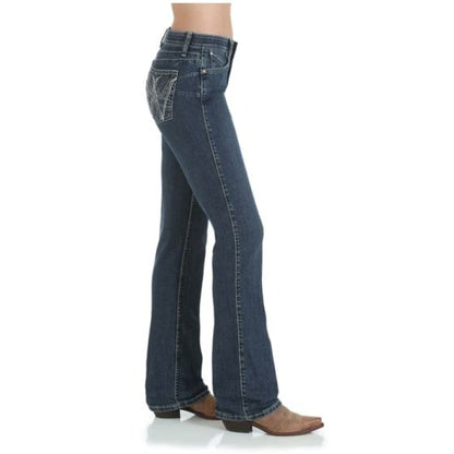 Wrangler Women's Jeans QBaby Stretch Medium Wash WRQ25WI - Wrangler