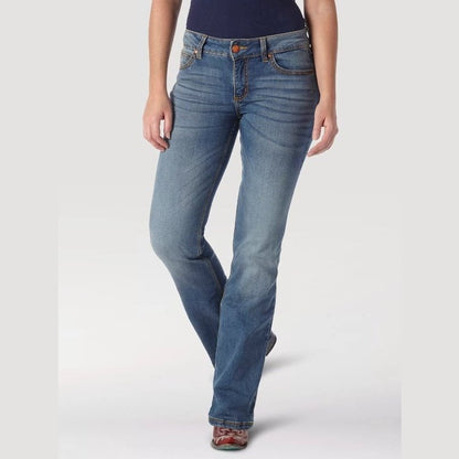 Wrangler Women's Jeans Retro Mae Mid-Rise Boot Cut 09MWZKM - Wrangler