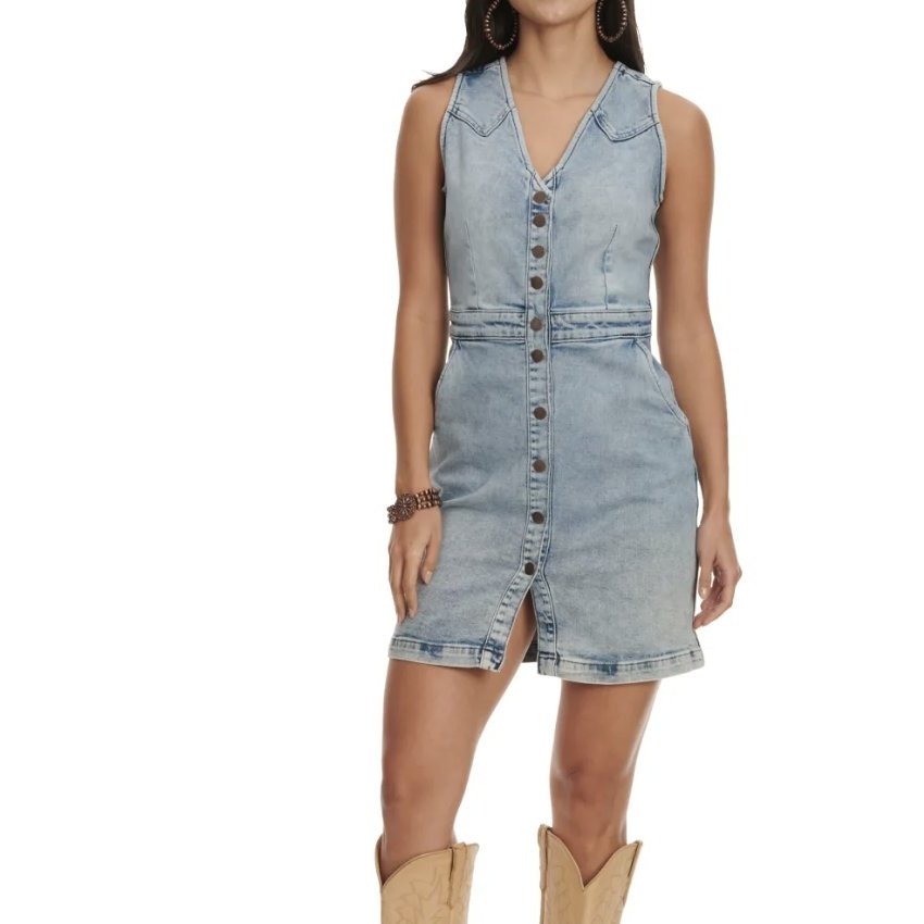 Wrangler Women's Retro Denim Dress – Wei's Western Wear