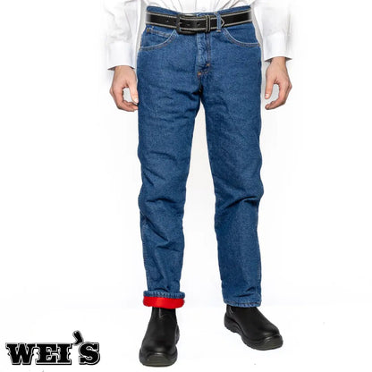 Wrangler Work Men's Jeans Thermal Fleece Lined 33213SW - Wrangler