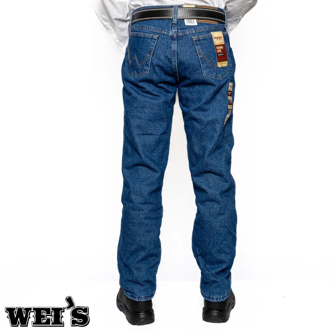Wrangler Work Men's Jeans Thermal Fleece Lined 33213SW - Wrangler