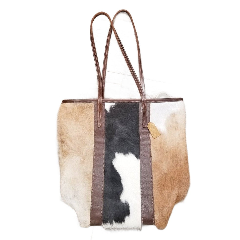 Handmade Purse in Cowhide and Leather - Handmade
