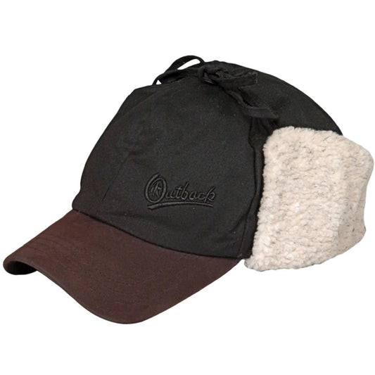 Outback Unisex Cap Oilskin McKinley Brown 1492 BRN - Outback Trading