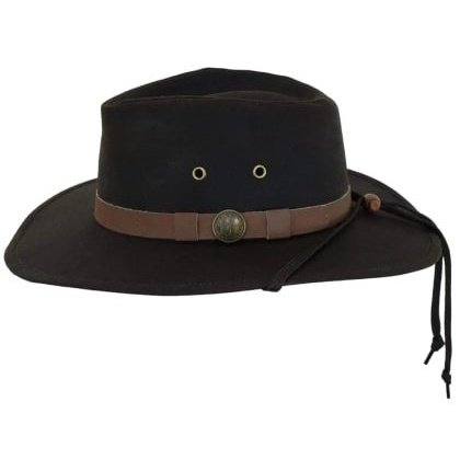 Outback Unisex Hat Oilskin Kodiak Brown 1480-BRN