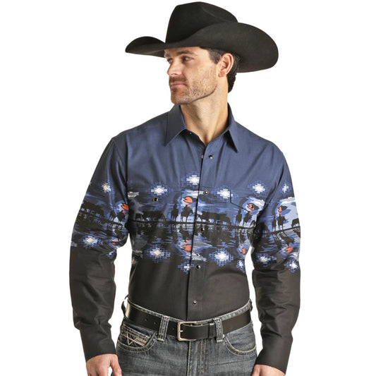 Panhandle Slim Cowboy Border Long Sleeve SMN2S02453 - Panhandle