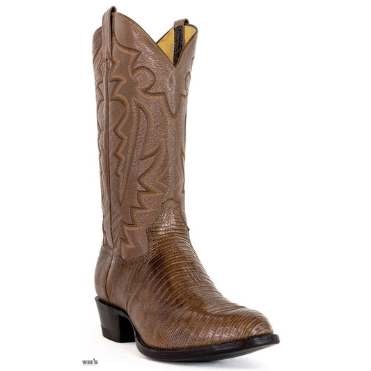 Panhandle Slim Men's Cowboy Boots 14" Exotic Lizard Cowboy Heel R Toe 12-LIZARD - Panhandle Slim Boots