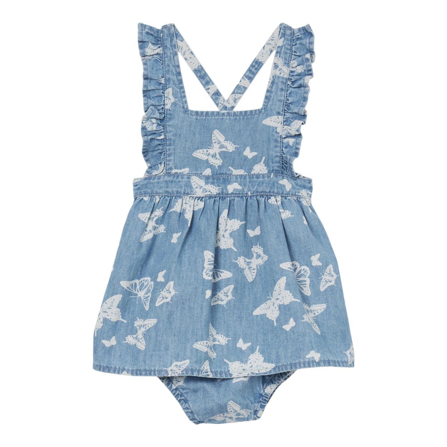 Wrangler Baby Girl Dress Blue 112344335 - Wrangler